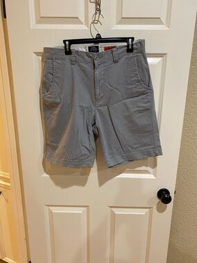 St. John's Bay Light Gray Flat-Front Men's Chino Shorts